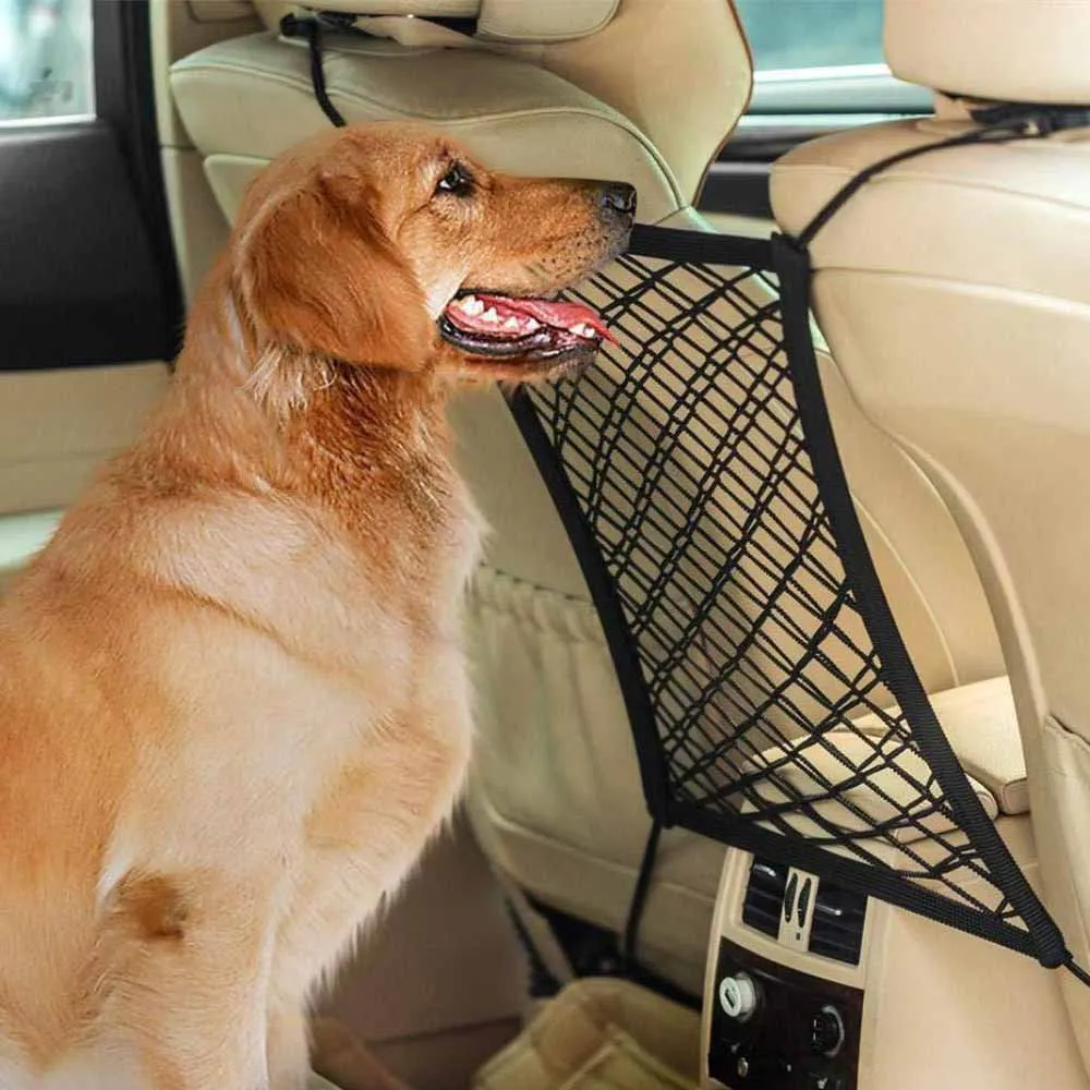 Dog seat cover car protection net safety storage bag