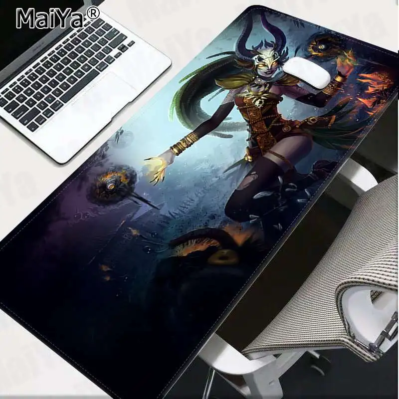 Maiya syndra league of legends коврик для мыши с запирающимся краем игровой коврик для мыши с скоростью/управлением большой игровой коврик для мыши - Цвет: Lock Edge 40X90cm