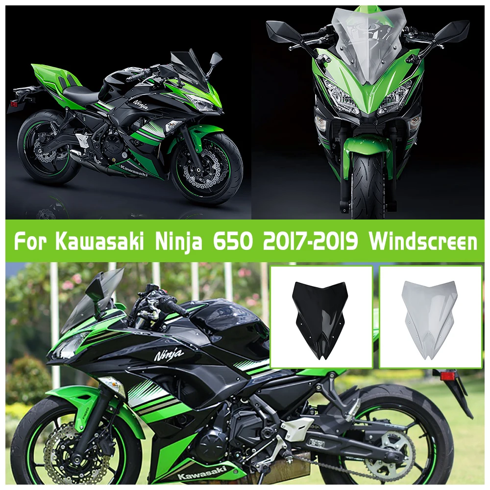 Ветровой дефлектор ветрового стекла для Kawasaki NINJA 650 EX650 ER6F Ninja650 2017 2018 2019 Ninja