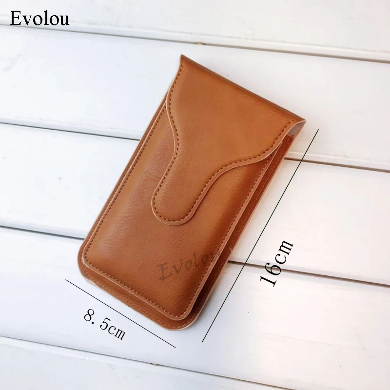 For Huawei Honor 10X Lite 30 10S 9X 9S 9A 30 Pro V30 Magnetic Leather Case Universal Waist Bag Leather Cases Belt Clip Phone Bag Huawei dustproof case