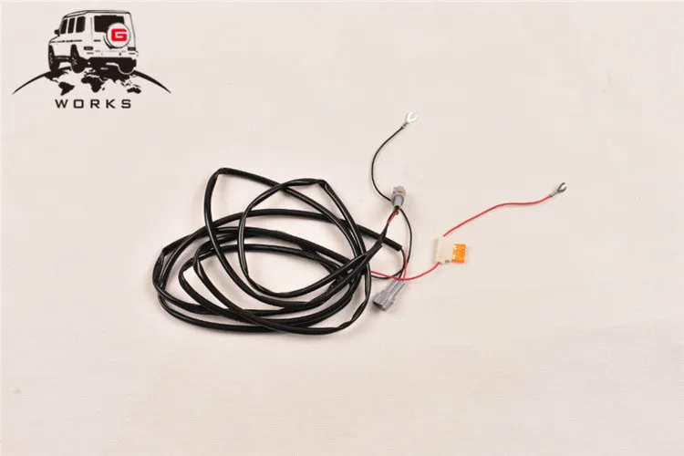 Pu материал G класс W463 передние Угловые губы со светодиодами для W463 G500 G350 17-18y