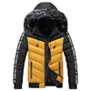 Winter Jacket Men 2022 Fur Collar Hooded Thick Warm Cotton Outwear Man Patchwork Parka and Coats Windbreaker Parkas Male M-5XL ► Photo 2/6