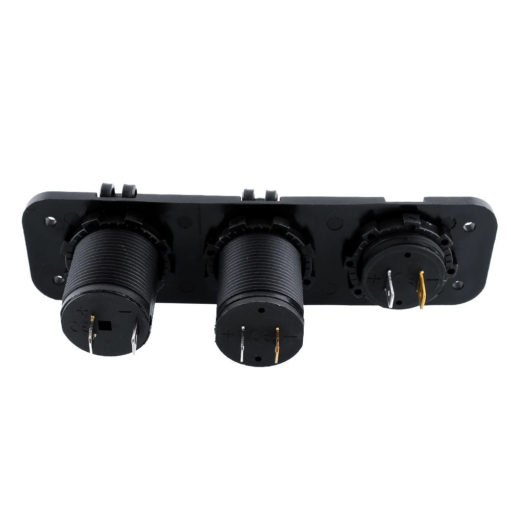 12V 1A мощность двойная розетка для автомобильного прикуривателя USB адаптер+ Вольтметр