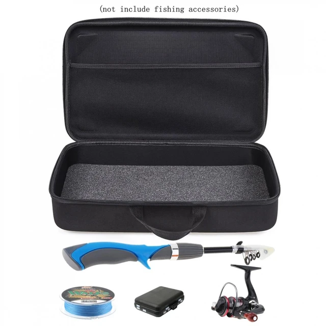 Fishing Tackle Bag 41 x 24 x 9cm Portable Hard EVA Box Fishing Rod Reel  Line Lure Tool Thicken Large Multifunction Storage Case - AliExpress