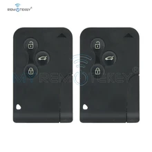 Remtekey 2pcs 433mhz 3 button Smart car key for Renault Megane 2 Megane II Scenic II Grand Scenic 2003 2004 2005 2006 2007 2008 kemimoto 8200676533 mirror control switch for renault laguna ii megane 2 scenic 2 8200109014 109014