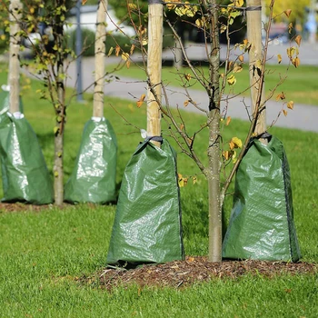 

Labor-saving Tree Watering Bag 15 Gallons Drip Irrigation Bag with Zipper