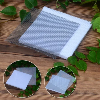 

25PCS Flower Pot Hole Mesh Pad Bonsai Pot Bottom Grid Mat Bottom Mat Prevent Soil Loss Breathable Gasket Accessories