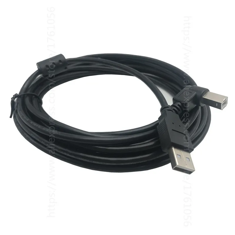 Высокоскоростной Кабель USB 2 0 A B Male кабель под прямым углом 90 градусов для