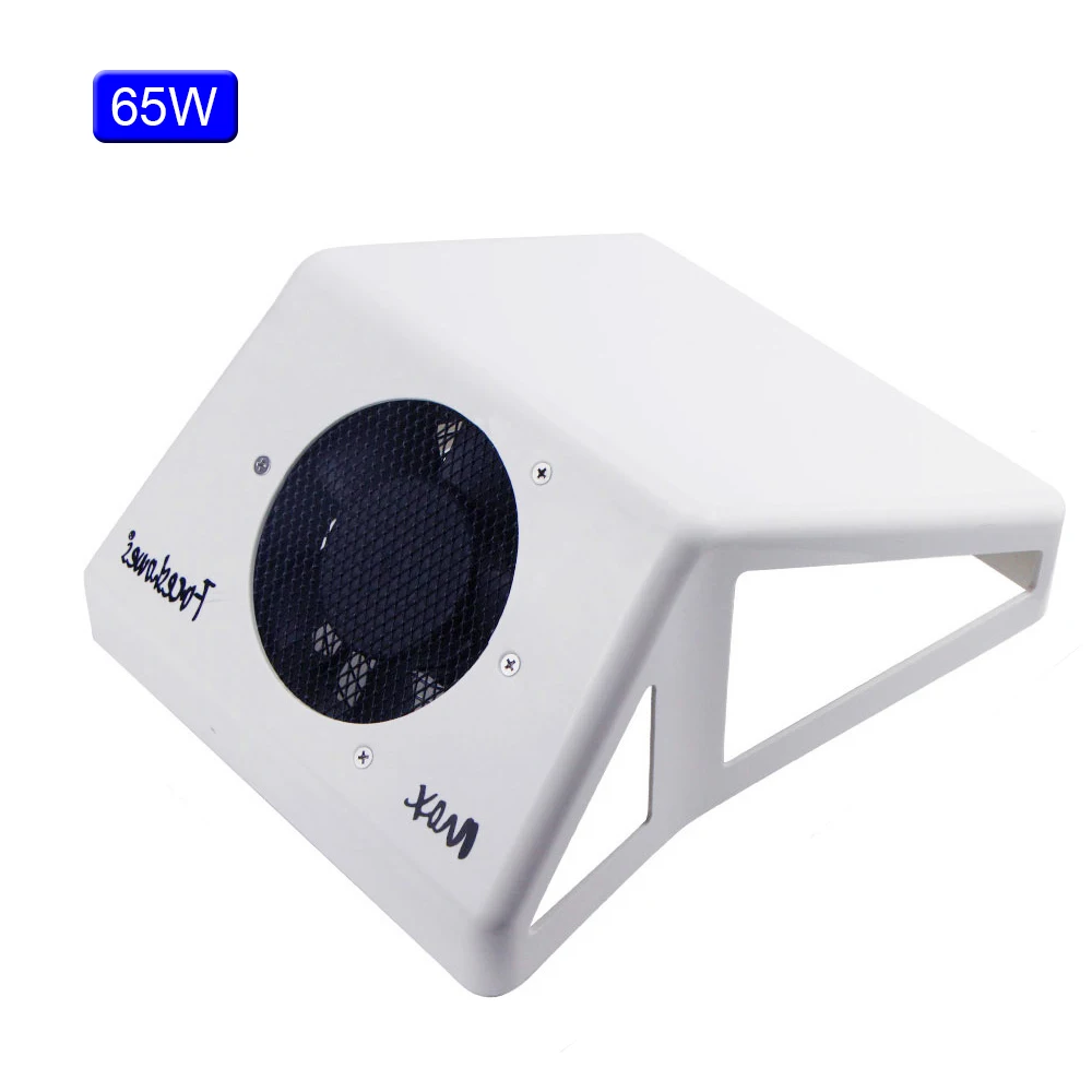 Tanie 65W silne zasysanie próżniowe Nail Art sprzęt regulowana prędkość paznokci ssania kanał kolektor wentylator odkurzacz narzędzie do manicure