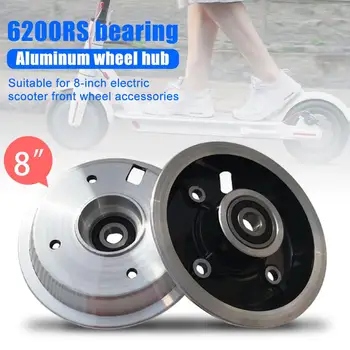 

8 inch Wheel Hub For Electric Scooter 200*50 Pneumatic Tires Wheel Hubs with 6200RS Bearing Front Wheels Tires Accessories 1Pc