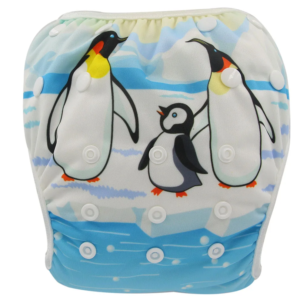 Pañales de natación impermeables para bebé, pantalones de piscina respetuosos con el medio ambiente, pantalones de natación, traje de talla ajustable para 3-15KG, envío en 24 horas