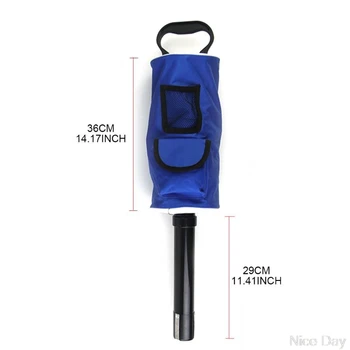 

Golf Ball Pick Up Shag Bag Holder with Plastic Tube Retriever Picker Grabber A10 20 Dropship