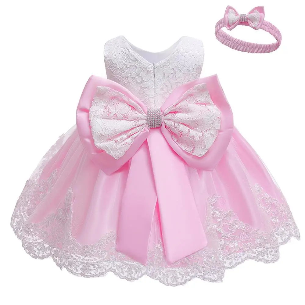 Shrimp pink Для маленьких девочек, Vestidos, одежда для детей, Infantil, для детей платье принцессы для девочек до 1 года; для девочек на первый день рождения, вечерние платье для новорожденных, свадебное платье - Цвет: Shrimp pink