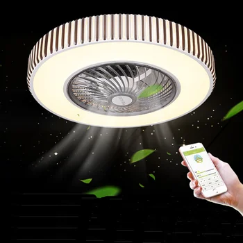 

Bluetooth ceiling fan with lights remote control ceiling Fans lamp for dining room bedroom 110v/220v Multifunction LED lighting
