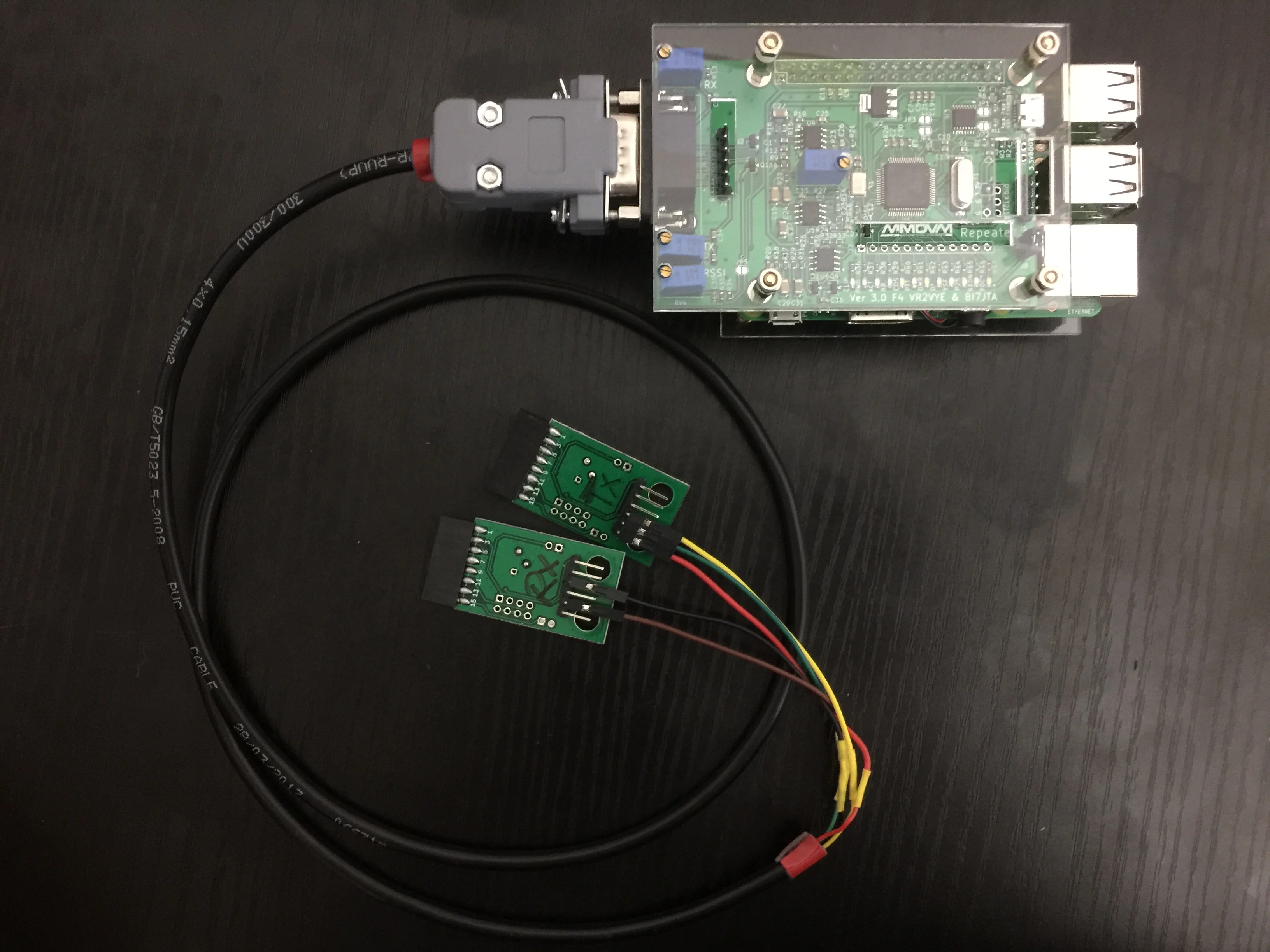 Собранный комплект репеллентов MMDVM с 3B и вентилятором DMR/YSF/P25/NXDN/DSTAR/POCSAG | Мобильные