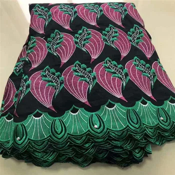 

2019 Latest Nigeria Swiss Laces High Quality Swiss Voile Laces Switzerland Cotton African Dry Lace Fabric For Man Women