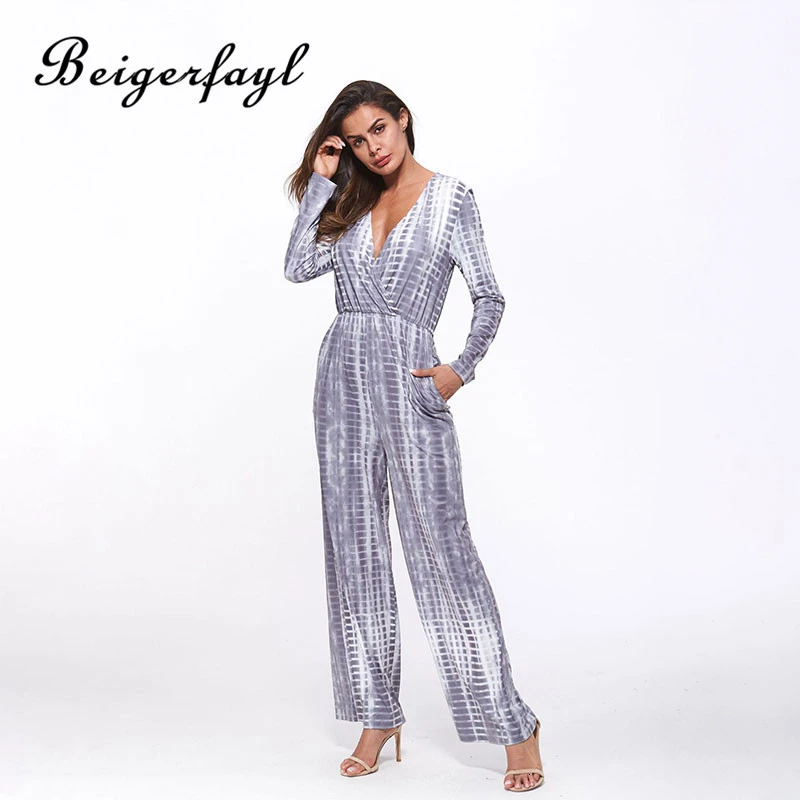 Beigerfayl светильник Gery Houndstooth длинный рукав тонкий облегающий комбинезон осенний цельный Комплект женский комбинезон с широкими штанинами набор TOM180