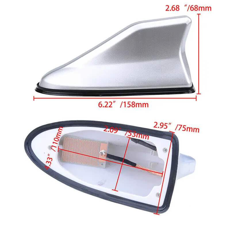 1 шт. автомобильная антенна универсальная FM/AM сигнал ABS пластик аксессуары авто крыша