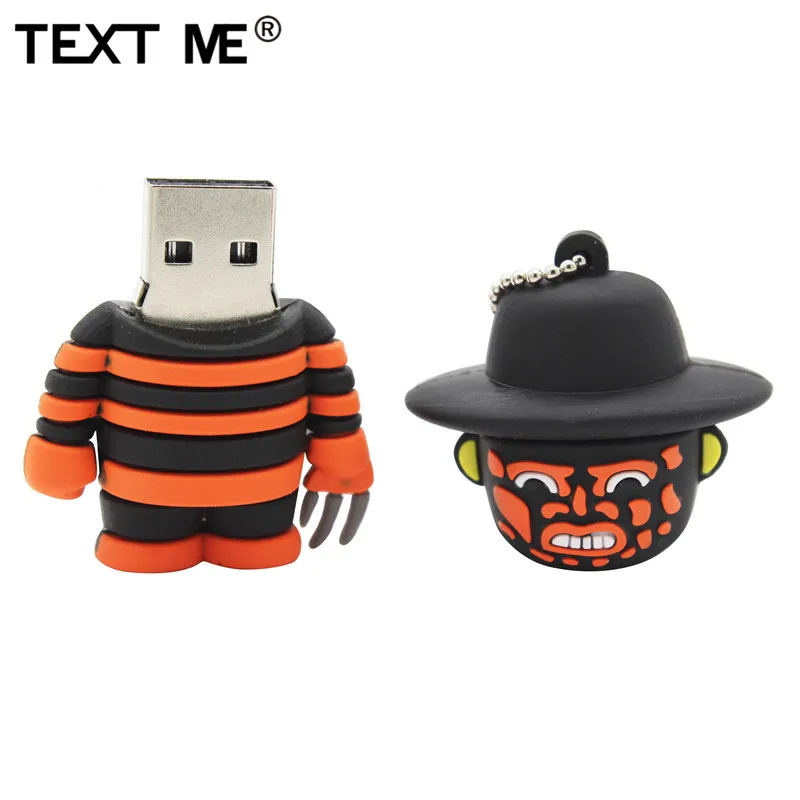 TEXT ME 100% реальная емкость террор мультфильм Фредди Джейсон призрак король Пятница