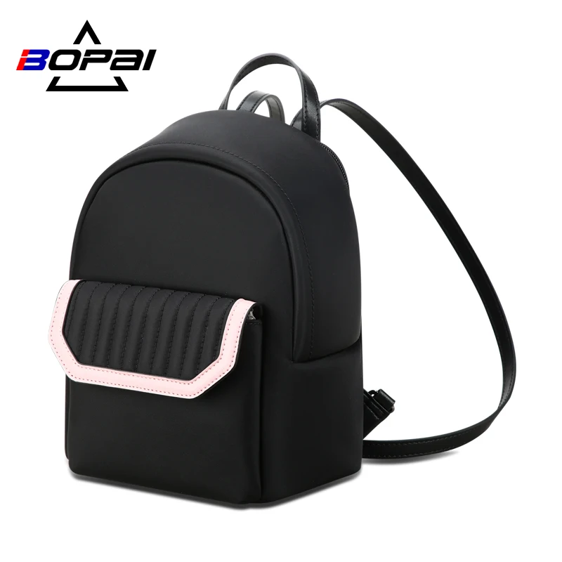 BOPAI backpack women new small bag fashion wild student school bag Oxford cloth ladies backpack