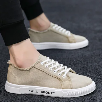 

Sneakers Mens Canvas Shoes Fashion Cool Street Sneakers Breathable Men's Casual Shoes Male Brand Classic Black White Shoes