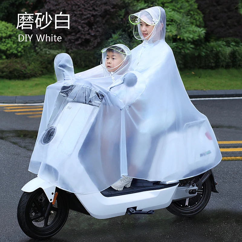 Многоразовый плащ-дождевик для детей, прозрачный мотоциклетный плащ-дождевик для девочек, водонепроницаемая куртка-пончо для детей, новинка, для улицы, GG50yy - Цвет: 2