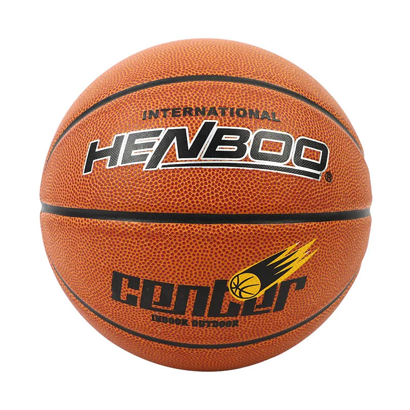 HENBOO Basketball High Quality Official Size 7 TPU Leather+Butyl Liner Outdoor Indoor Sport Inflatable 8107 - Цвет: As picture