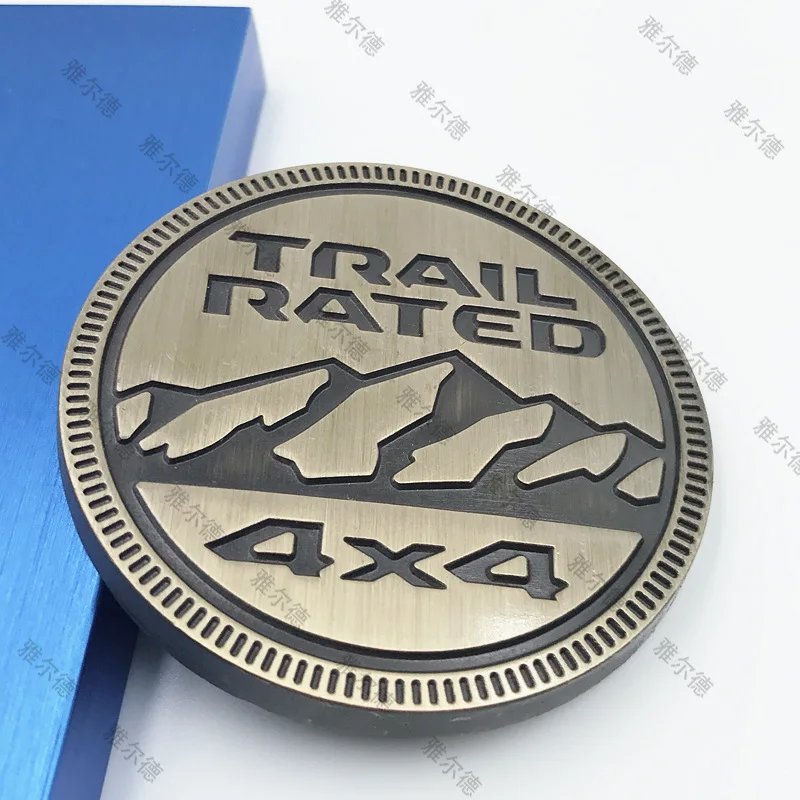1 шт. 3D Trail Rated 4X4 внедорожный автомобиль наклейки с изображением заснеженной горы узор Эмблема для Jeep Renegade Компас Патриот Чероки