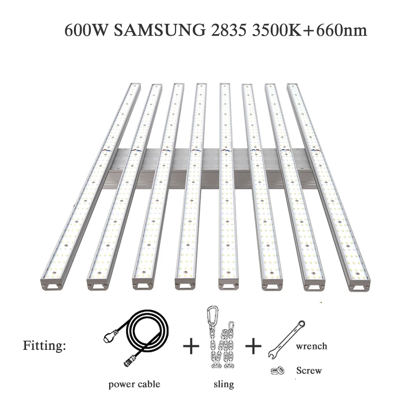 Samsung чип полный спектр светодиодный светильник для выращивания 600 Вт 900 Вт специальный внутренний и палаточный посадочный светильник, для выращивания растений и цветения - Испускаемый цвет: 600W samsung 2835