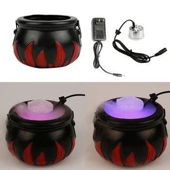 

Halloween Witch Tank Lighting Lamp Led Atomizer Color Changing Light Party Atmosphere Light Fountain Water Mist