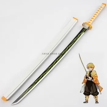 

Hot Anime Demon Slayer: Kimetsu No Yaiba Cosplay Props Agatsuma Sword Weapons Prop for Comic Party Halloween Cosplay Show