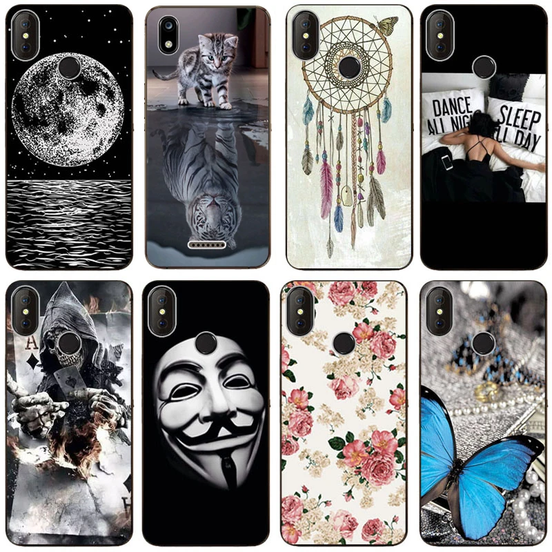 

Soft Silicon TPU Patterned Case for Wiko Y60 Anti Skid Cute Cartoon Back Protective Shell Cover For Wiko Y70 Case for Wiko Y80