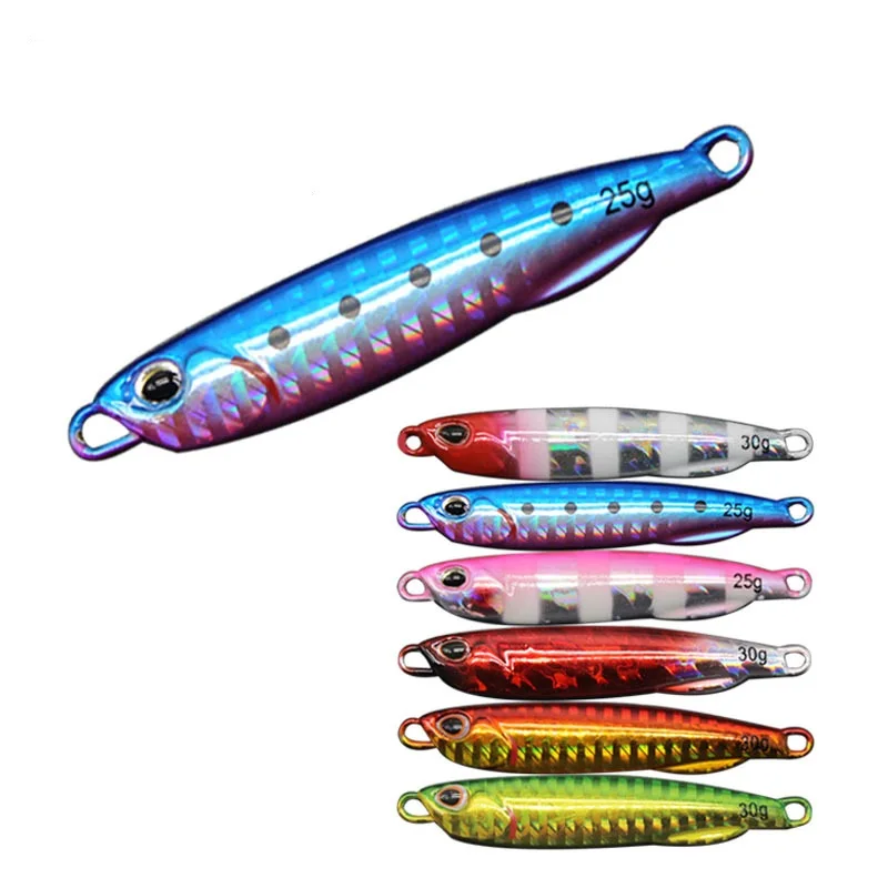 

Metal Cast Jig Spoon 10g-60g Shore Casting Jigging Lead Fish Sea Bass Fishing Lure with hook Artificial Bait Tackle pesca