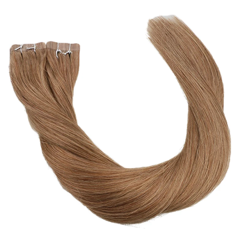 Toysww tape in hair extensions human hair 50g100g per pack Silky Straight Tape on Hair PU Seamless Skin Weft (1)
