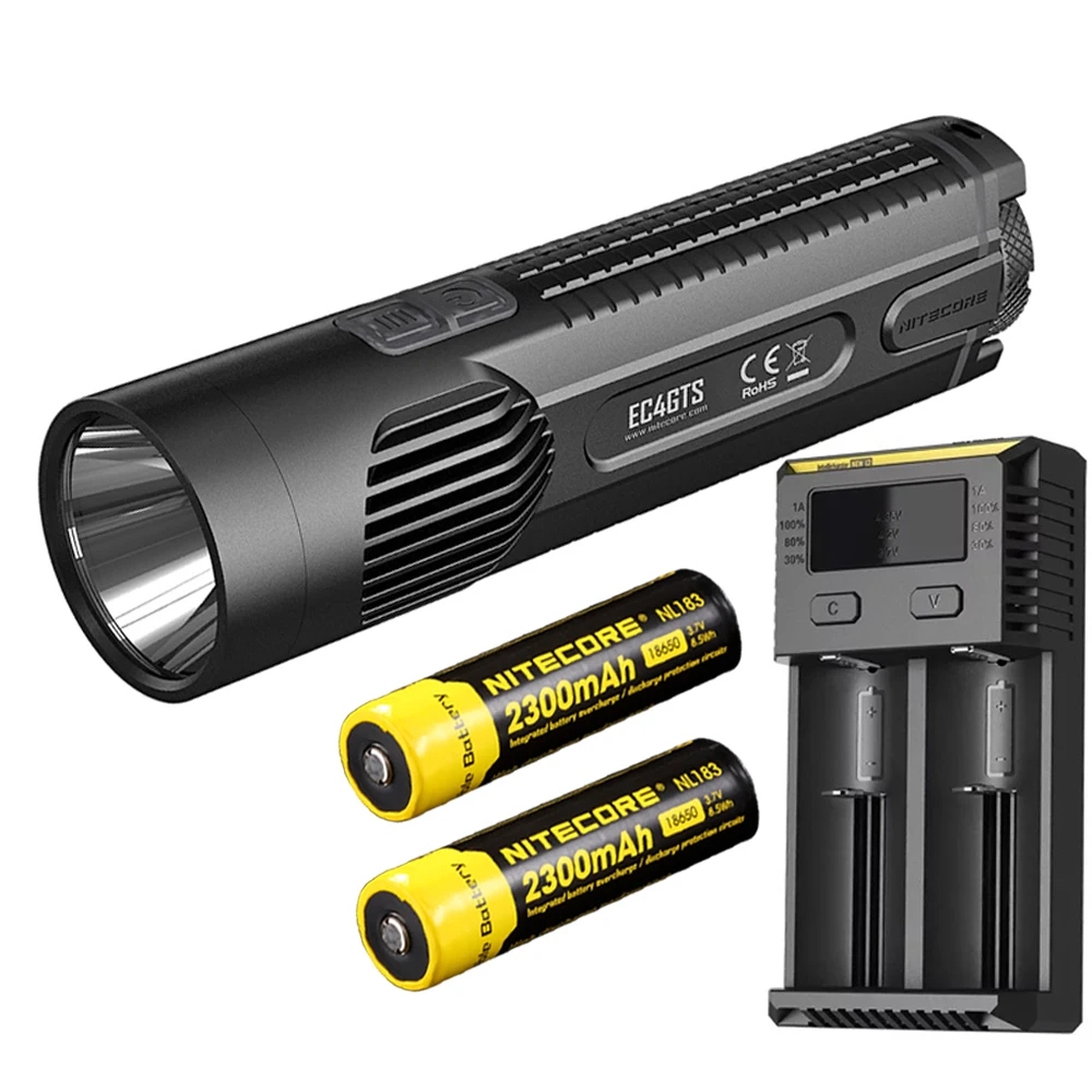 EC4GTS NL1823 I2 NITECORE EC4GTS тактический фонарь комплект Cree XHP35 HD max 1800 люмен прожектор луч бросок 396 м Открытый Ручной фонарь - Испускаемый цвет: EC4GTS NL1823 I2
