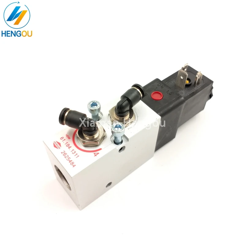 

1 Piece 61.184.1311 4/2-way original solenoid valve for offset SM52 SM74 SM102 printing machine parts valve