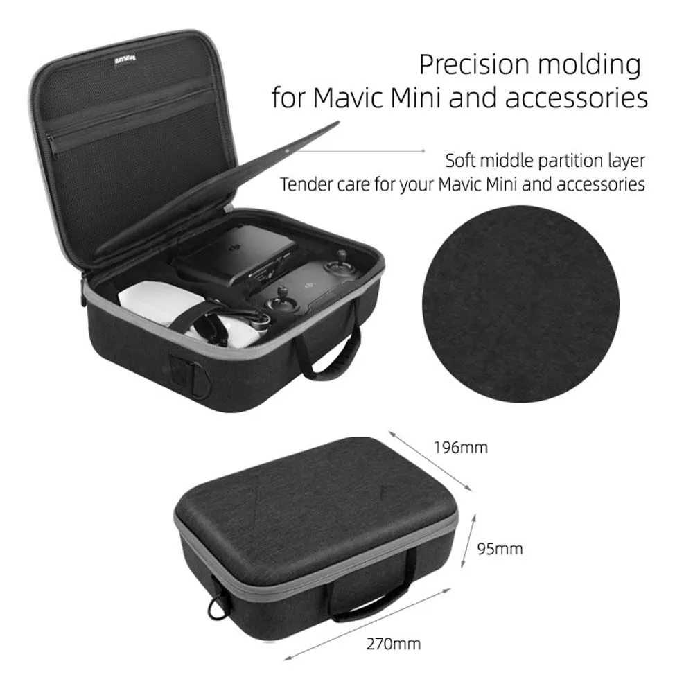 JINSERTA для DJI Mavic сумка для хранения водонепроницаемая жесткая коробка сумки на плечо для Mavic Мини Портативная посылка чехол для переноски