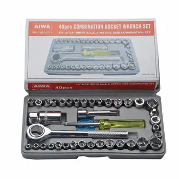 

40pcs Socket Wrench Set Car Motorcycle Repair Tool Combination Spanner