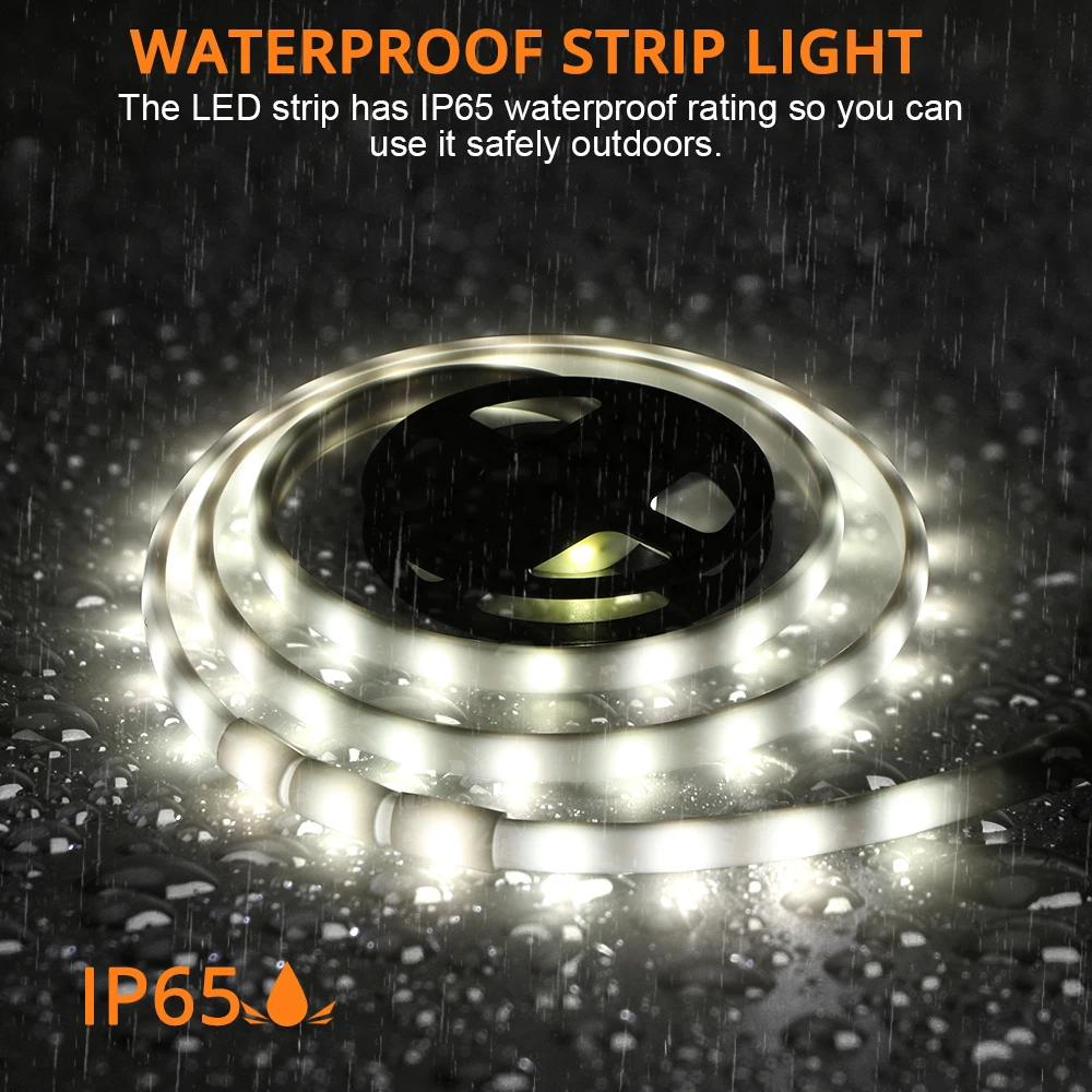 LemonBest Светодиодная лента RGB SMD 2835 гибкая лента светодиод RGB лента диод DC5V пульт дистанционного управления 5V Гибкая полоса