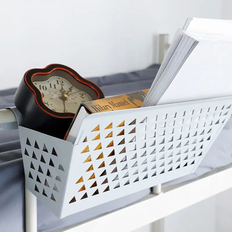 Bed Shelves Bedside Hanging Basket Magazine Sundries Storage Organizer Container