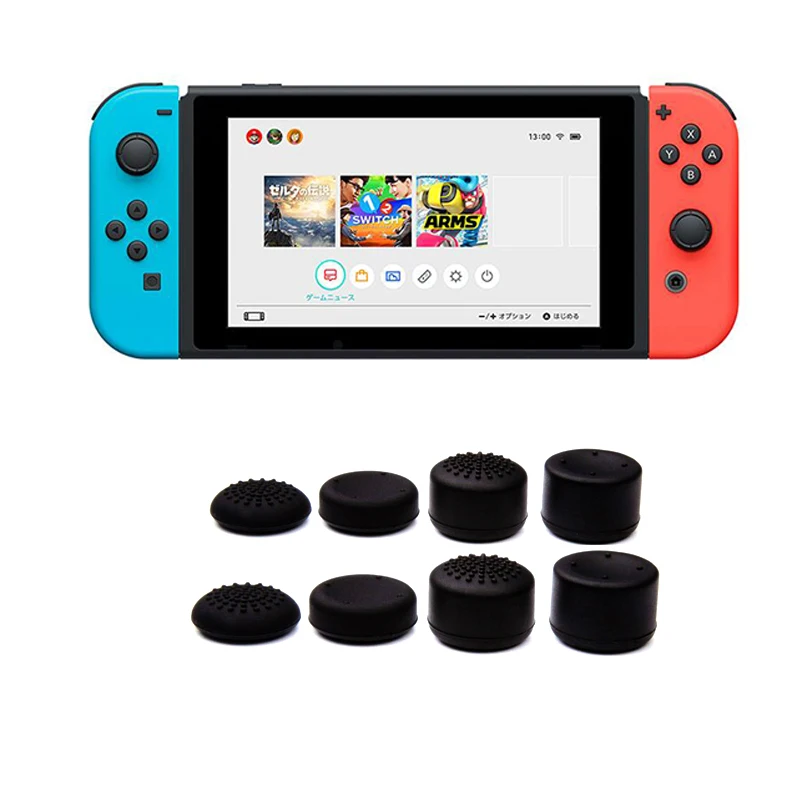 

Anti-Slip Silicone Thumb Grips Thumb stick Caps Case For Joy-Con Controller Analog Cover For Nintend Switch Console