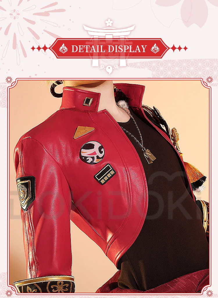 anime outfits PRE-SALE DokiDoki-SR Game Genshin Impact Thoma Cosplay Costume Thoma Costume Halloween ninja costume women