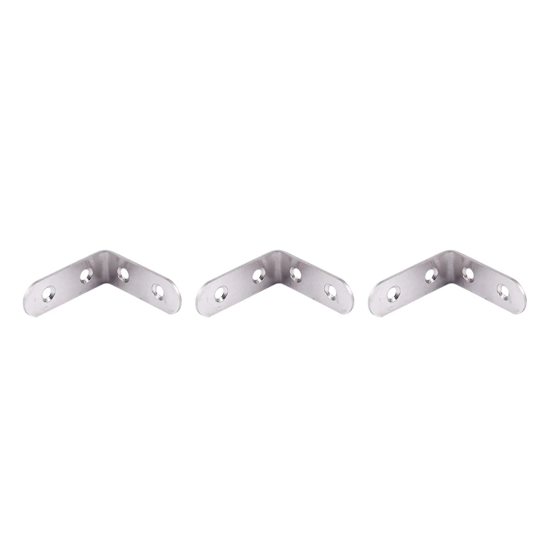 

Flat L Shape Shelf Support Corner Brace Angle Bracket 5 x 5cm 3Pcs