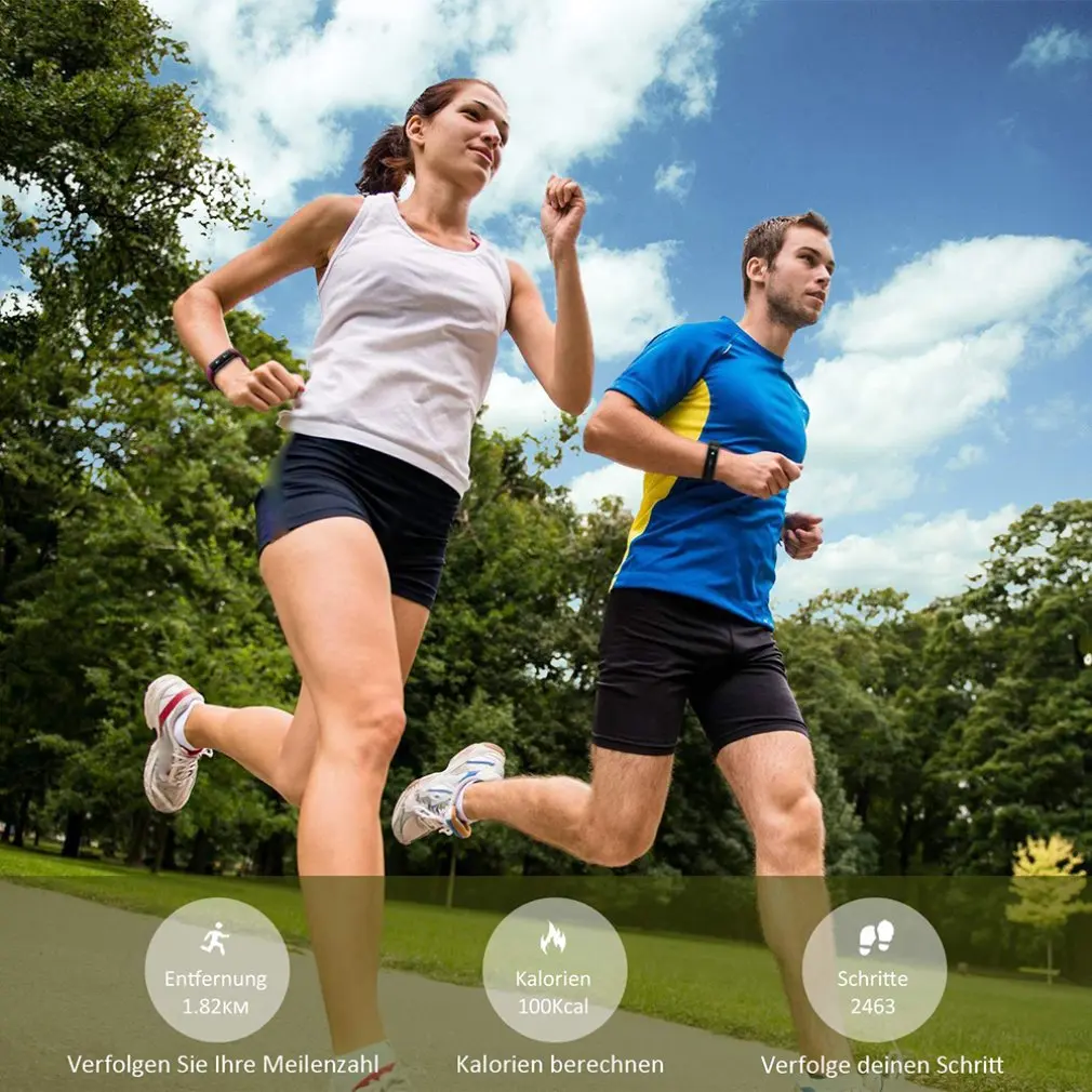 ID115U умный Браслет IP67 водонепроницаемый монитор сна сообщение Push Sport Smartband активный Отображение времени режим движения Funtion