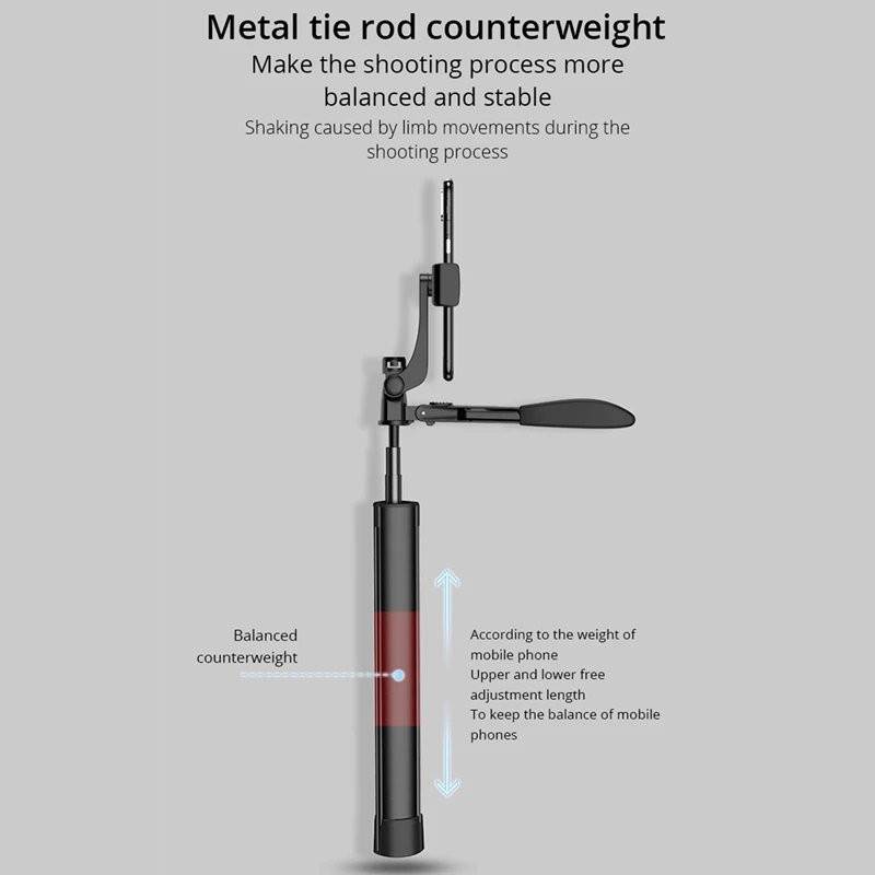 Видео стабилизатор селфи палка штатив Gimbal Bluetooth штатив селфи палка заполняющий светильник для мобильного телефона IPhone Xiaomi huawei