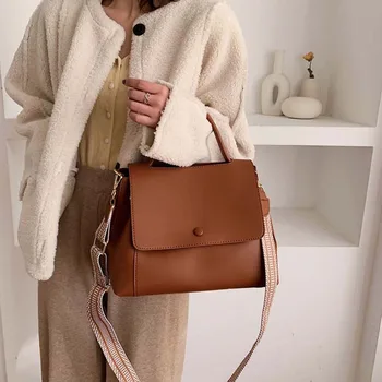 

2020 Luxury Handbags PU Leather Crossbody Bags For Women Small Shoulder Messenger Bag Female Simple Larger Capacity Totes Ladies