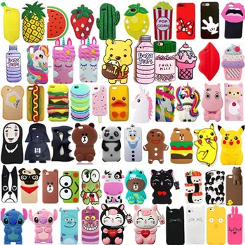 

For iPhone 11 / 11 Pro / 11 Pro Max 3D Cute Cartoon Soft Silicone Case Phone Back Cover Pretty Unicorn Newest Animal Shells