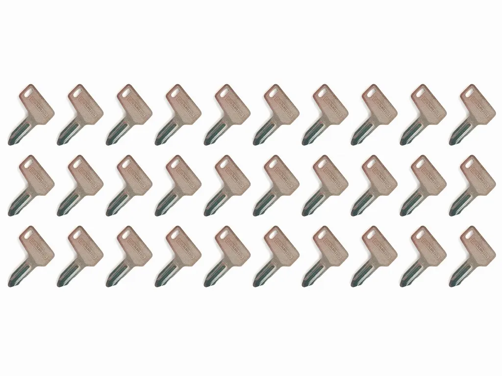 30pc keys for Yanmar Takeuchi John Deere Mini Excavator #Q199 ZX  Free Shipping