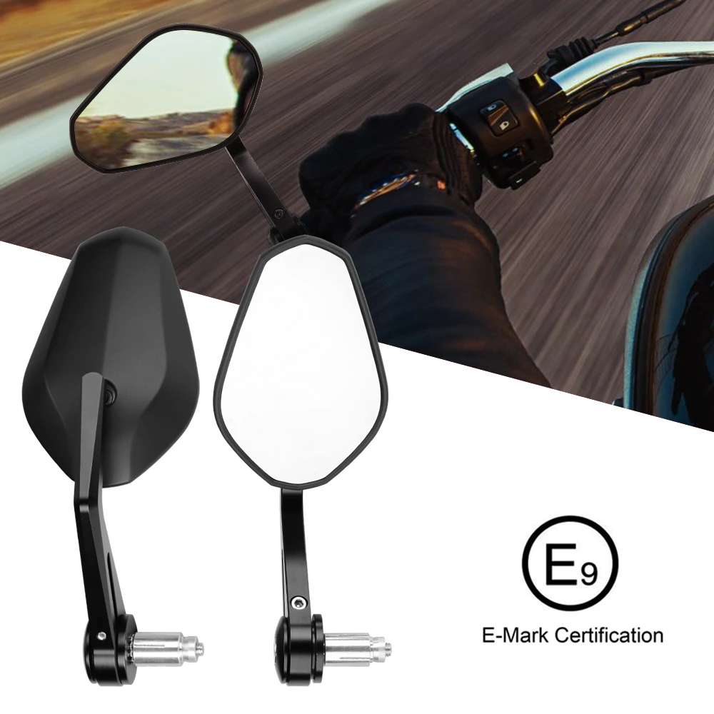 Motorcycle Mirror Handlebar E mark Bar End Mirror Motorcycle For