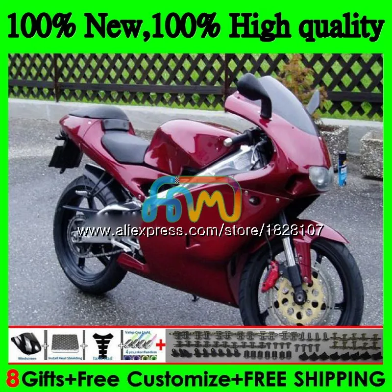 No. 1 RS125R для Aprilia RS 125 R RR RS125 99 00 01 02 03 04 05 64BS. 22 RS4 RS-125 1999 2000 2001 2002 2003 2005 цвет красного вина распродажа обтекатель - Цвет: No. 1